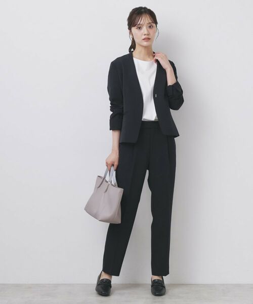 index / インデックス ノーカラージャケット | ストレッチノーカラージャケット/セットアップ対応【洗濯機洗い可/イージーアイロン/防シワ】 | 詳細30