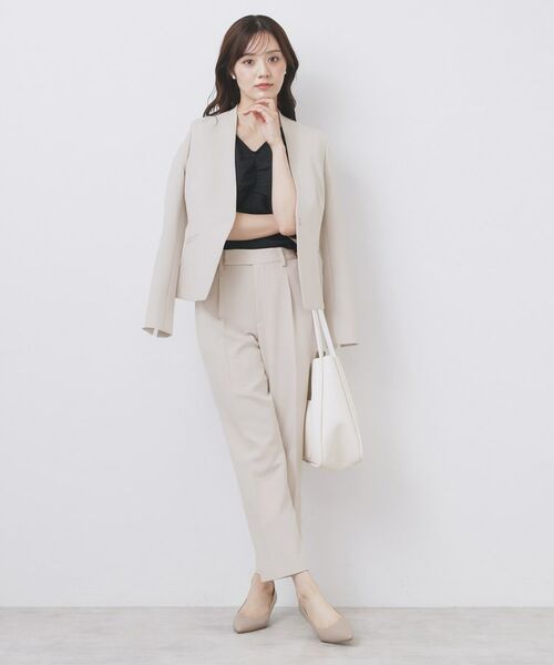 index / インデックス パンツ | 《XS-LLサイズ》ストレッチテーパードパンツ/セットアップ対応【洗濯機洗い可/イージーアイロン/防シワ】 | 詳細11