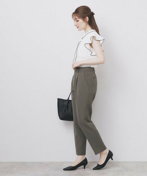 index / インデックス パンツ | 《XS-LLサイズ》ストレッチテーパードパンツ/セットアップ対応【洗濯機洗い可/イージーアイロン/防シワ】 | 詳細15