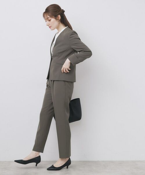 index / インデックス パンツ | 《XS-LLサイズ》ストレッチテーパードパンツ/セットアップ対応【洗濯機洗い可/イージーアイロン/防シワ】 | 詳細17