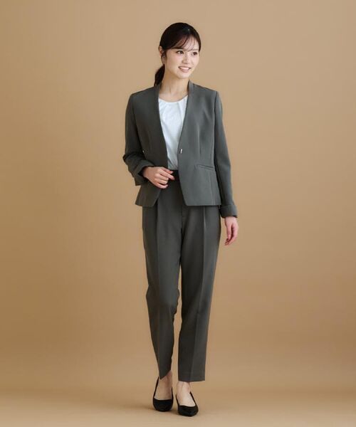 index / インデックス パンツ | 《XS-LLサイズ》ストレッチテーパードパンツ/セットアップ対応【洗濯機洗い可/イージーアイロン/防シワ】 | 詳細18