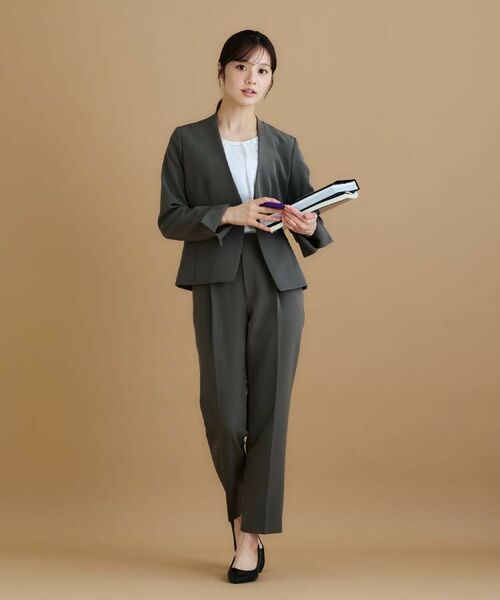 index / インデックス パンツ | 《XS-LLサイズ》ストレッチテーパードパンツ/セットアップ対応【洗濯機洗い可/イージーアイロン/防シワ】 | 詳細19