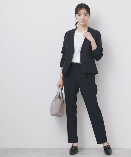 index / インデックス パンツ | 《XS-LLサイズ》ストレッチテーパードパンツ/セットアップ対応【洗濯機洗い可/イージーアイロン/防シワ】 | 詳細26