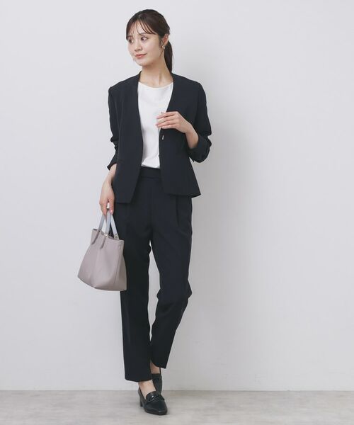 index / インデックス パンツ | 《XS-LLサイズ》ストレッチテーパードパンツ/セットアップ対応【洗濯機洗い可/イージーアイロン/防シワ】 | 詳細27