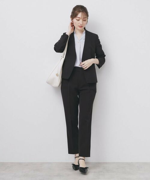 index / インデックス パンツ | 《XS-LLサイズ》ストレッチテーパードパンツ/セットアップ対応【洗濯機洗い可/イージーアイロン/防シワ】 | 詳細4