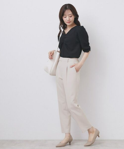 index / インデックス パンツ | 《XS-LLサイズ》ストレッチテーパードパンツ/セットアップ対応【洗濯機洗い可/イージーアイロン/防シワ】 | 詳細9