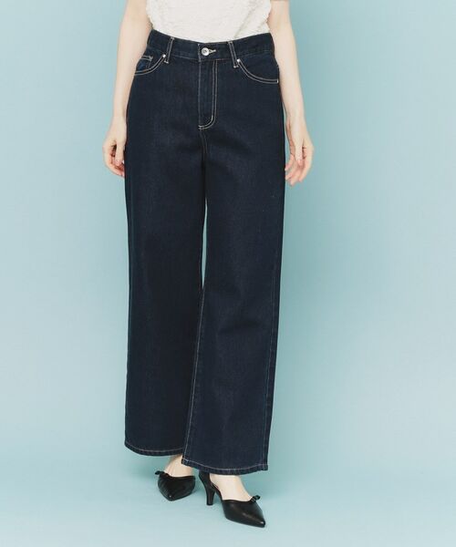 index / インデックス デニムパンツ | 《丈が選べる》デニムバギーパンツ【洗濯機洗い可】 | 詳細11
