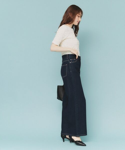 index / インデックス デニムパンツ | 《丈が選べる》デニムバギーパンツ【洗濯機洗い可】 | 詳細13