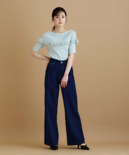 index / インデックス デニムパンツ | 《丈が選べる》デニムバギーパンツ【洗濯機洗い可】 | 詳細15