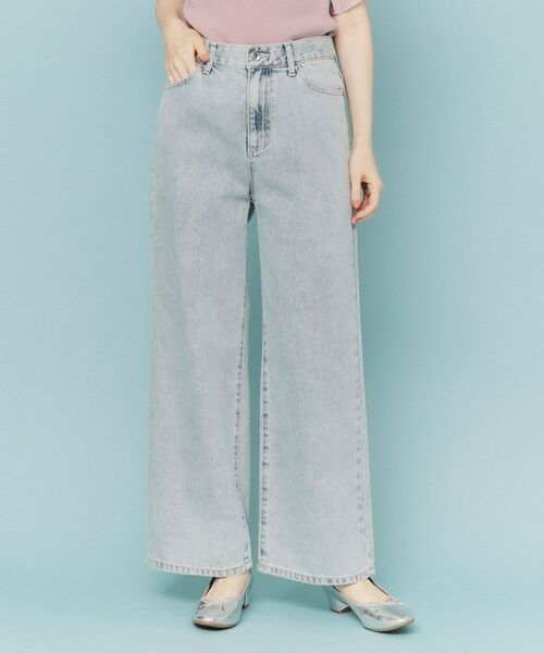index / インデックス デニムパンツ | 《丈が選べる》デニムバギーパンツ【洗濯機洗い可】 | 詳細16