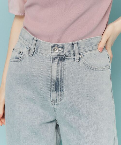 index / インデックス デニムパンツ | 《丈が選べる》デニムバギーパンツ【洗濯機洗い可】 | 詳細19