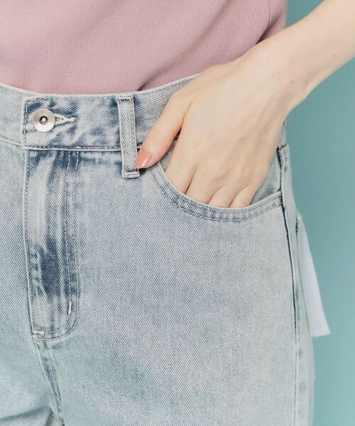 index / インデックス デニムパンツ | 《丈が選べる》デニムバギーパンツ【洗濯機洗い可】 | 詳細20