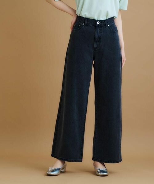 index / インデックス デニムパンツ | 《丈が選べる》デニムバギーパンツ【洗濯機洗い可】 | 詳細5