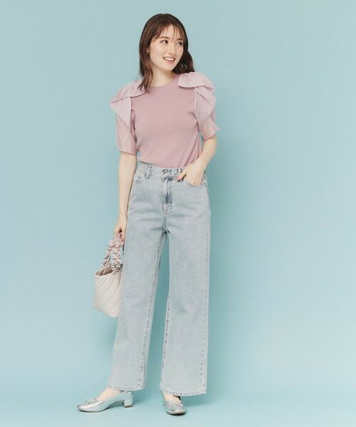 index / インデックス デニムパンツ | 《丈が選べる》デニムバギーパンツ【洗濯機洗い可】 | 詳細8