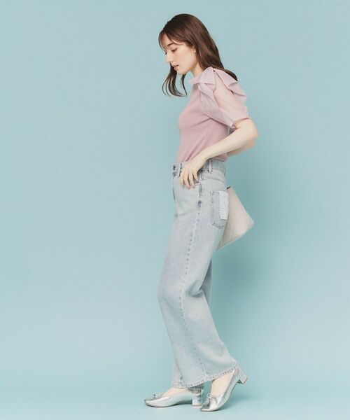 index / インデックス デニムパンツ | 《丈が選べる》デニムバギーパンツ【洗濯機洗い可】 | 詳細9