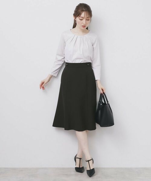 index / インデックス スカート | ストレッチフレアスカート/セットアップ対応【洗濯機洗い可/イージーアイロン/防シワ】 | 詳細2