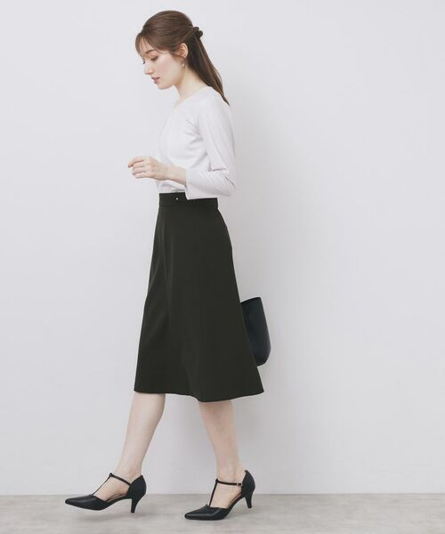 index / インデックス スカート | ストレッチフレアスカート/セットアップ対応【洗濯機洗い可/イージーアイロン/防シワ】 | 詳細3