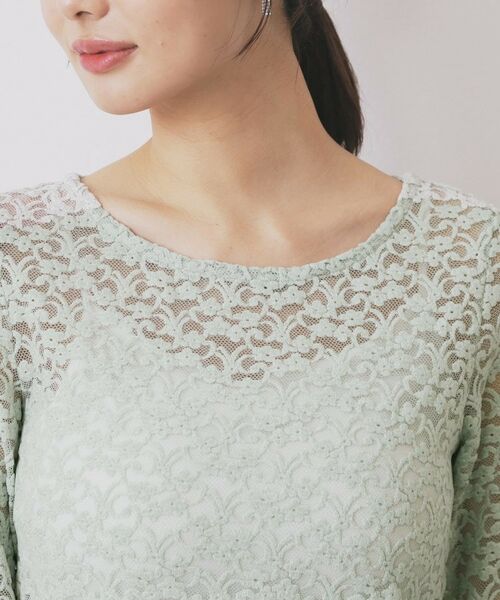 index / インデックス カットソー | モールレースシアートップス【洗濯機OK】 | 詳細16