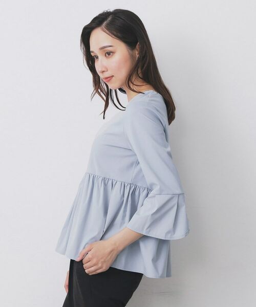 index / インデックス カットソー | ドッキングペプラムトップス【洗濯機洗い可】 | 詳細14