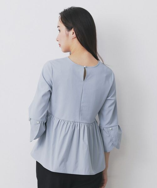 index / インデックス カットソー | ドッキングペプラムトップス【洗濯機洗い可】 | 詳細15