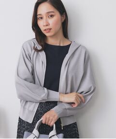 index / インデックス パーカー | ドルマンジップラメパーカ【洗濯機OK】