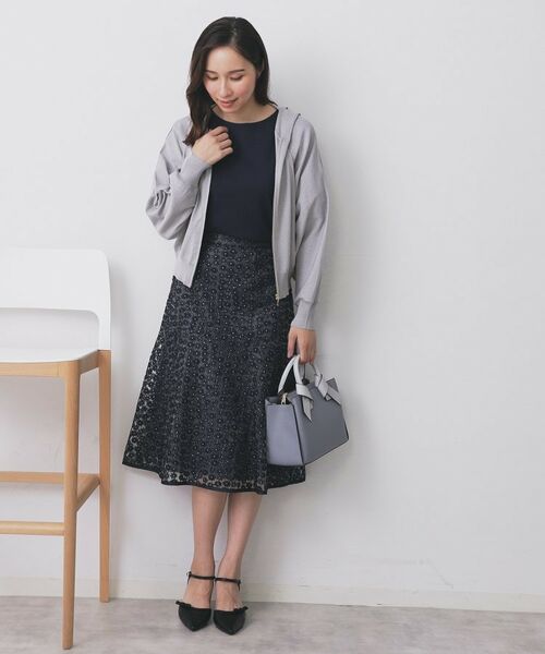 index / インデックス パーカー | ドルマンジップラメパーカ【洗濯機OK】 | 詳細10