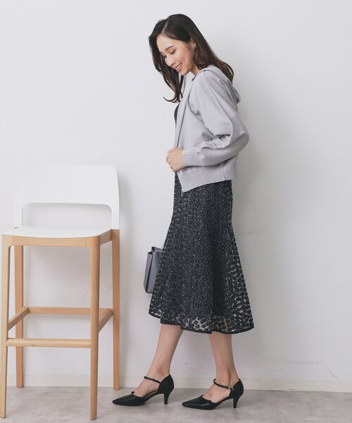 index / インデックス パーカー | ドルマンジップラメパーカ【洗濯機OK】 | 詳細11