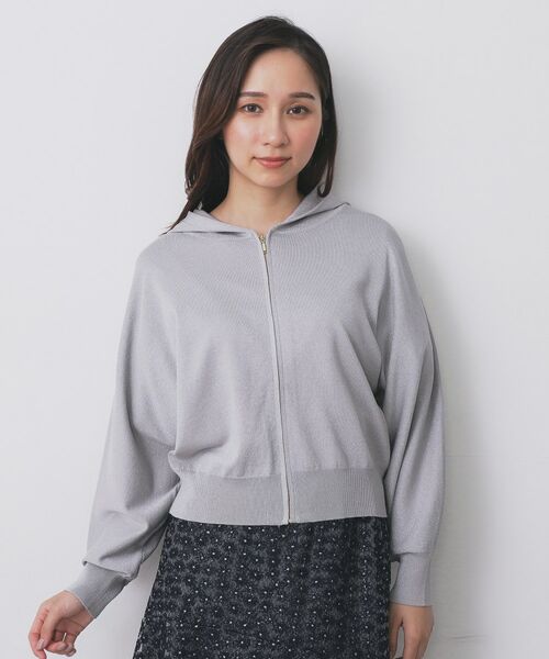 index / インデックス パーカー | ドルマンジップラメパーカ【洗濯機OK】 | 詳細13