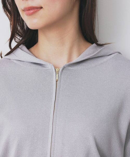 index / インデックス パーカー | ドルマンジップラメパーカ【洗濯機OK】 | 詳細16