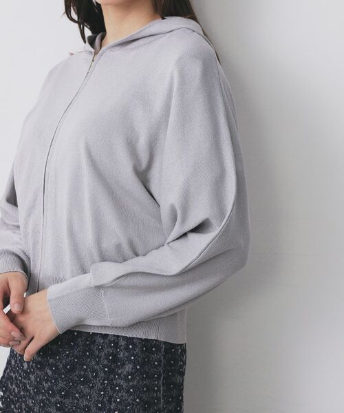 index / インデックス パーカー | ドルマンジップラメパーカ【洗濯機OK】 | 詳細17