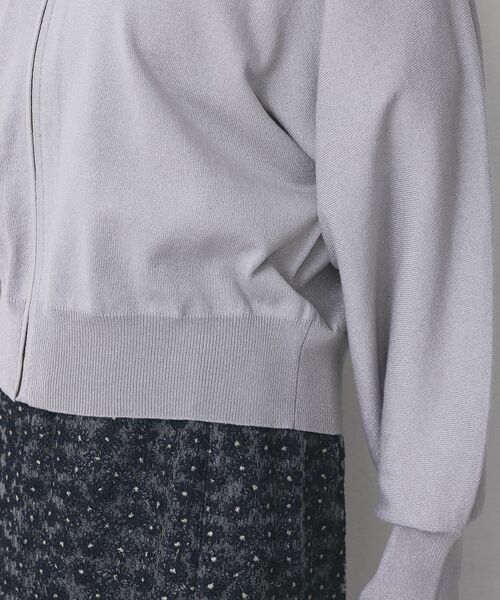 index / インデックス パーカー | ドルマンジップラメパーカ【洗濯機OK】 | 詳細18