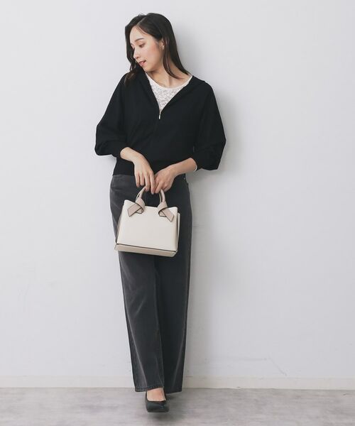 index / インデックス パーカー | ドルマンジップラメパーカ【洗濯機OK】 | 詳細2