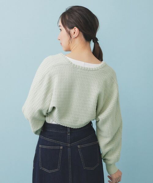 index / インデックス カーディガン・ボレロ | ボレロカーディガン【洗濯機OK抗ピル】 | 詳細19