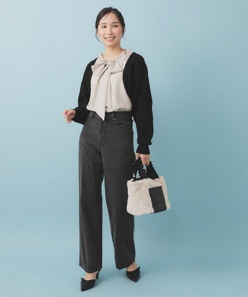 index / インデックス カーディガン・ボレロ | ボレロカーディガン【洗濯機OK抗ピル】 | 詳細3