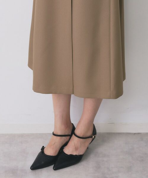 index / インデックス ミニ丈・ひざ丈ワンピース | トレンチディティールワンピース【洗濯機OK/イージーアイロン/防シワ】 | 詳細27