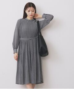 index / インデックス ミニ丈・ひざ丈ワンピース | 《5色展開/S-3Lサイズ》プリーツフレアワンピース【洗濯機OK/防シワ】