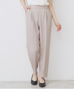 index / インデックス パンツ | ラメピンストライプイージーテーパードパンツ【洗濯機洗い可/ストレッチ】