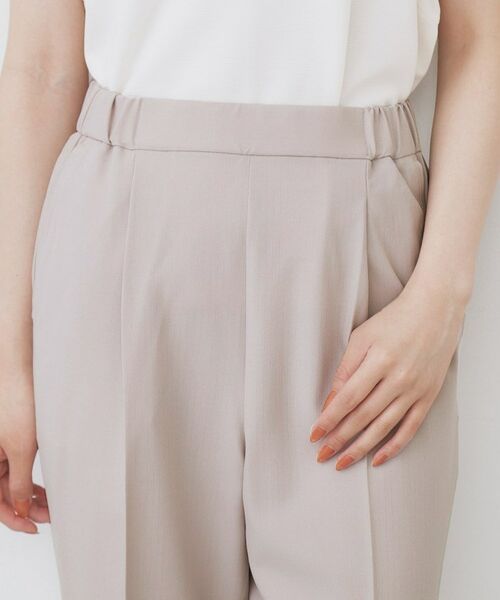 index / インデックス パンツ | ラメピンストライプイージーテーパードパンツ【洗濯機洗い可/ストレッチ】 | 詳細19