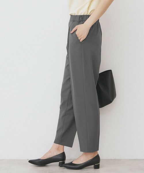 index / インデックス パンツ | ラメピンストライプイージーテーパードパンツ【洗濯機洗い可/ストレッチ】 | 詳細2