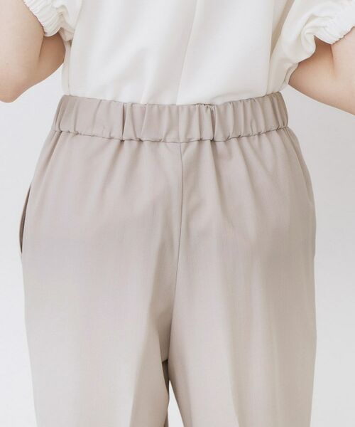 index / インデックス パンツ | ラメピンストライプイージーテーパードパンツ【洗濯機洗い可/ストレッチ】 | 詳細20