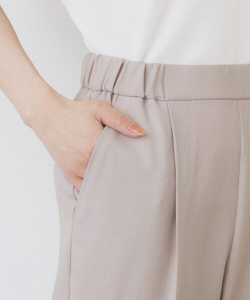 index / インデックス パンツ | ラメピンストライプイージーテーパードパンツ【洗濯機洗い可/ストレッチ】 | 詳細21