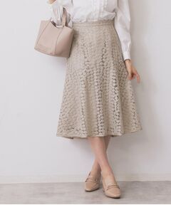 index / インデックス スカート | 小花刺繍チュールマーメイドスカート【洗濯機OK/抗ピル】