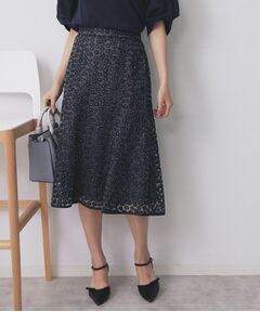 index / インデックス スカート | 小花刺繍チュールマーメイドスカート【洗濯機OK/抗ピル】