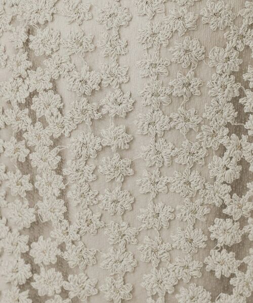 index / インデックス スカート | 小花刺繍チュールマーメイドスカート【洗濯機OK/抗ピル】 | 詳細14