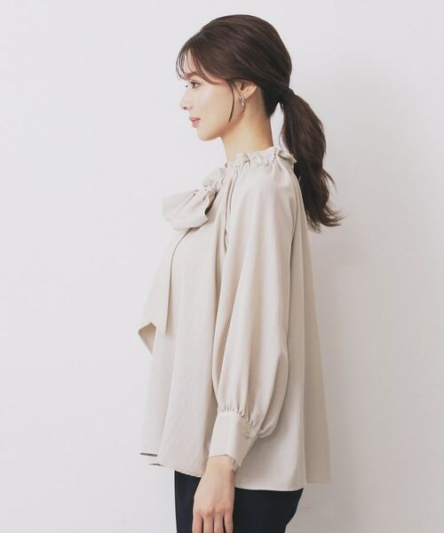 index / インデックス シャツ・ブラウス | ボウタイフリルギャザーブラウス【洗濯機OK】 | 詳細14