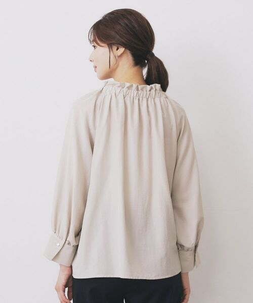 index / インデックス シャツ・ブラウス | ボウタイフリルギャザーブラウス【洗濯機OK】 | 詳細15