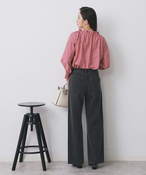 index / インデックス シャツ・ブラウス | ボウタイフリルギャザーブラウス【洗濯機OK】 | 詳細7