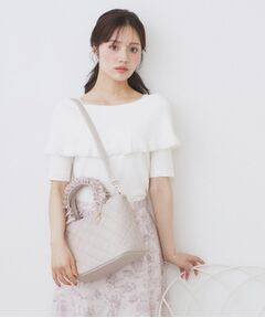 index / インデックス トートバッグ | 【2WAY】持ち手フリルキルティングトートバッグ