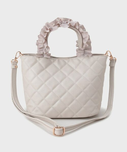 index / インデックス トートバッグ | 【2WAY】持ち手フリルキルティングトートバッグ | 詳細10