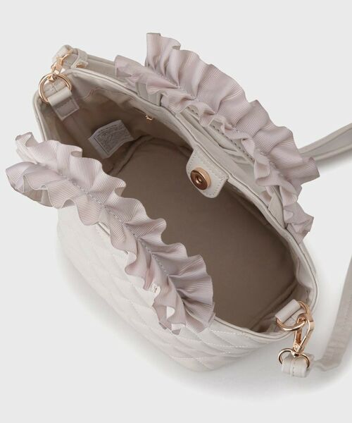 index / インデックス トートバッグ | 【2WAY】持ち手フリルキルティングトートバッグ | 詳細12